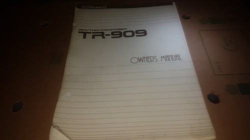 Manuale roland 909 - manuale,