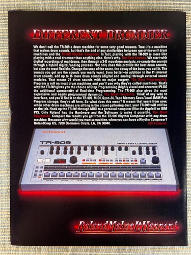 Roland 909 rhythm composer - tr-909,