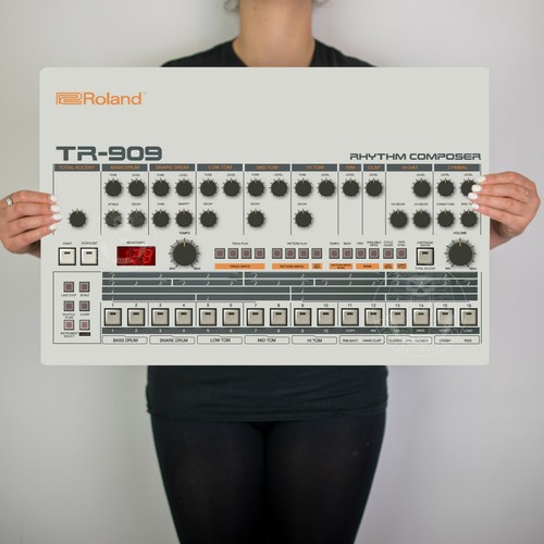 Tr909 drum machine retro - machine,