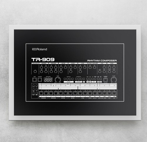 Roland 909 drum machine - drum,