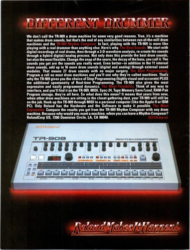 1984 roland 909 drum - 1984, •