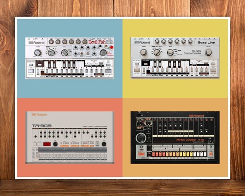 Roland 303 909 tr - roland, tr-909