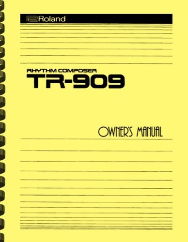 Roland 909 rhythm composer - rhythm,